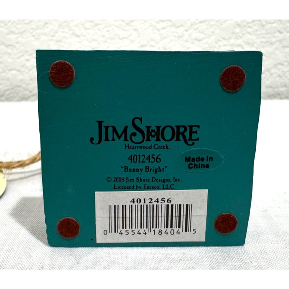 Jim Shore Designs 2008 Bunny Bright Gentleman Bunny Figurine No. 4012456 w Box - Picture 5 of 8